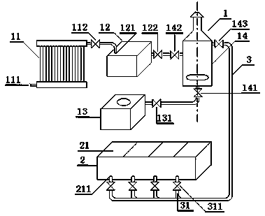 Energy-saving pig feed curing system