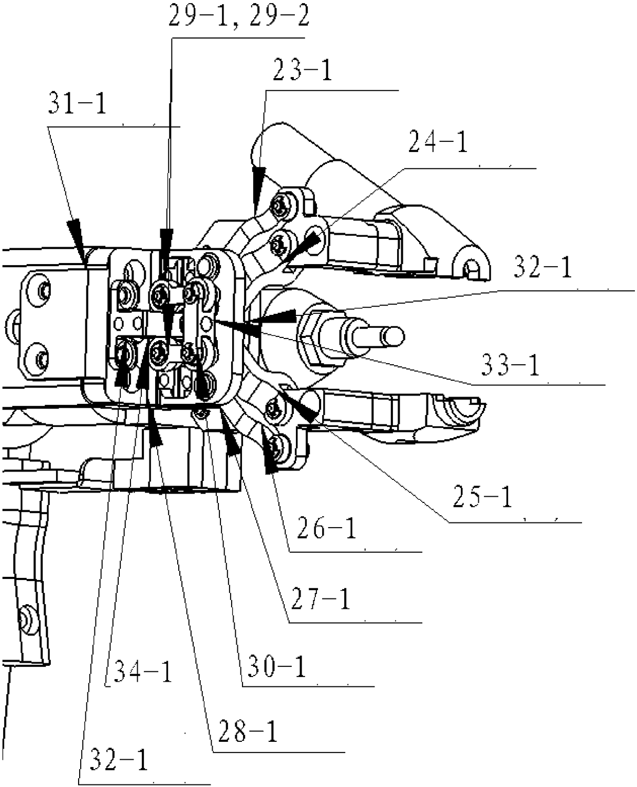 Gun head of full-automatic riveter