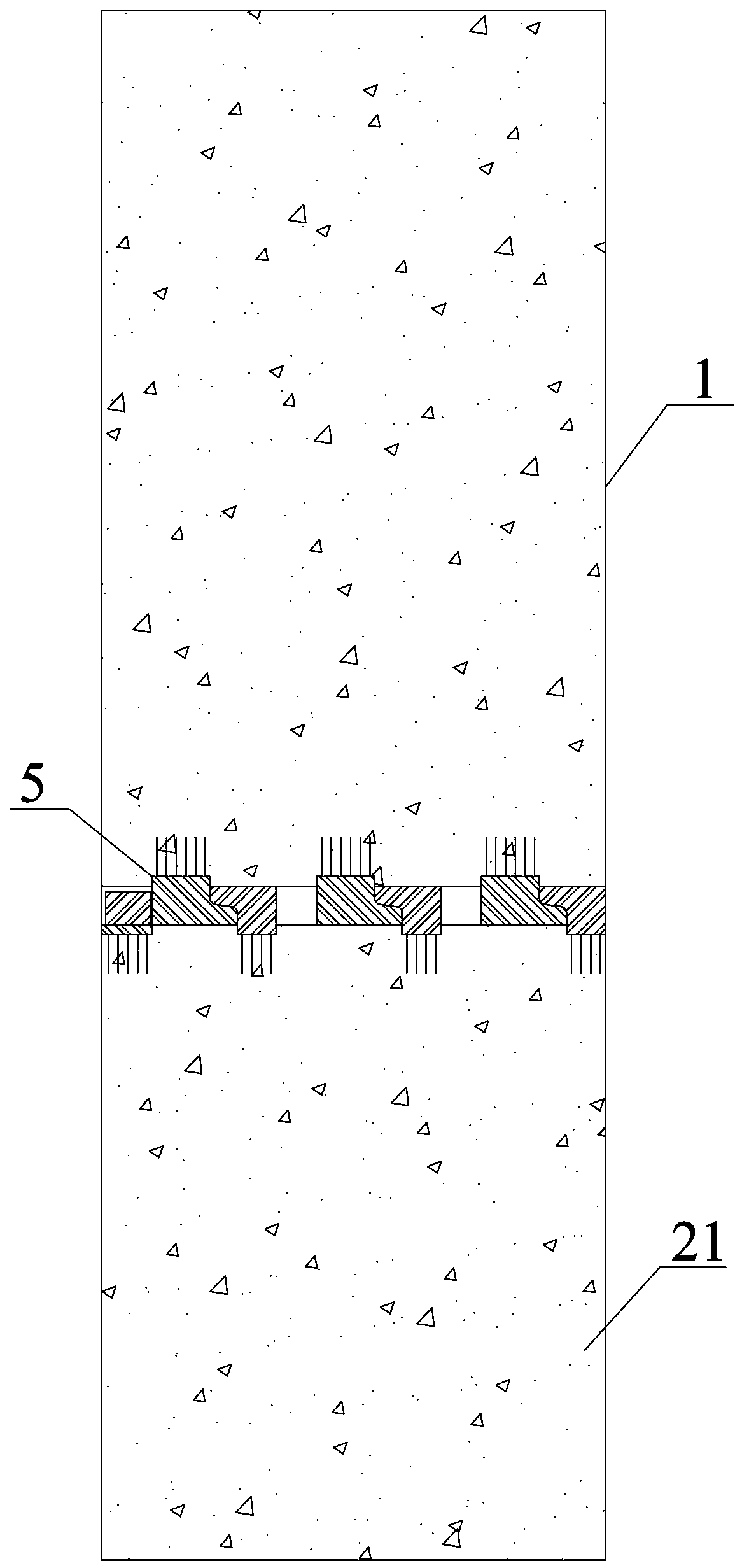 A kind of double-limb energy-consuming anti-sliding pile and its construction method