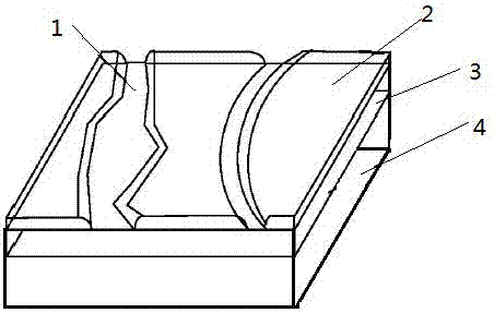 A kind of ceramics with glaze pulling effect and preparation method thereof