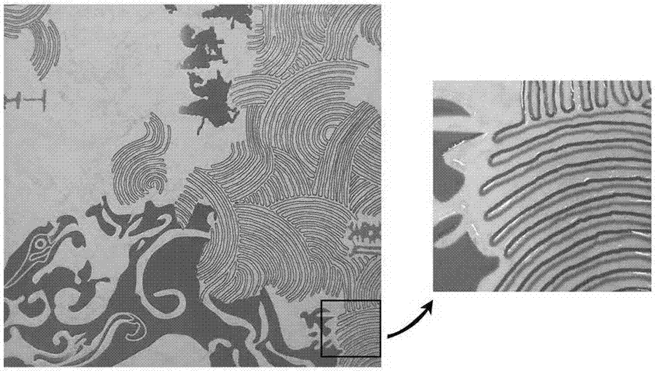 A kind of ceramics with glaze pulling effect and preparation method thereof