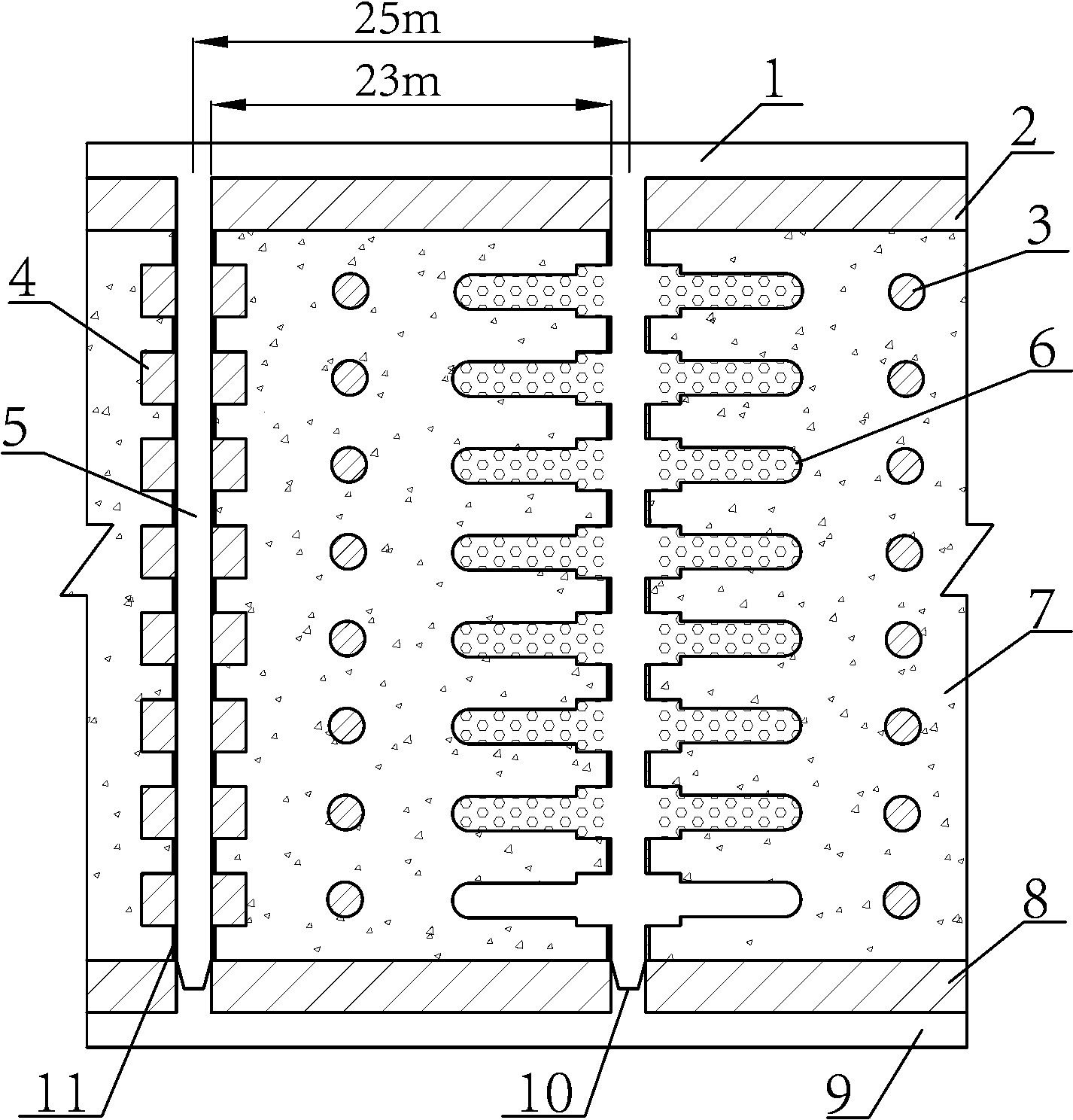 Pillar mining method for gentle dip thin ores