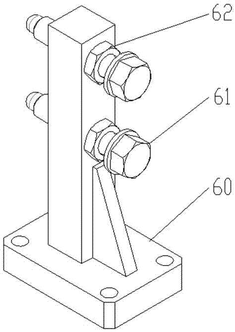 A jig for processing a forklift gearbox case