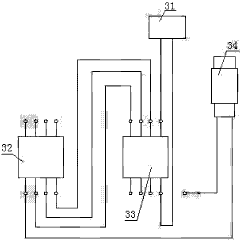 Detection alarm system for automatically checking deformation of inner wall of pipeline