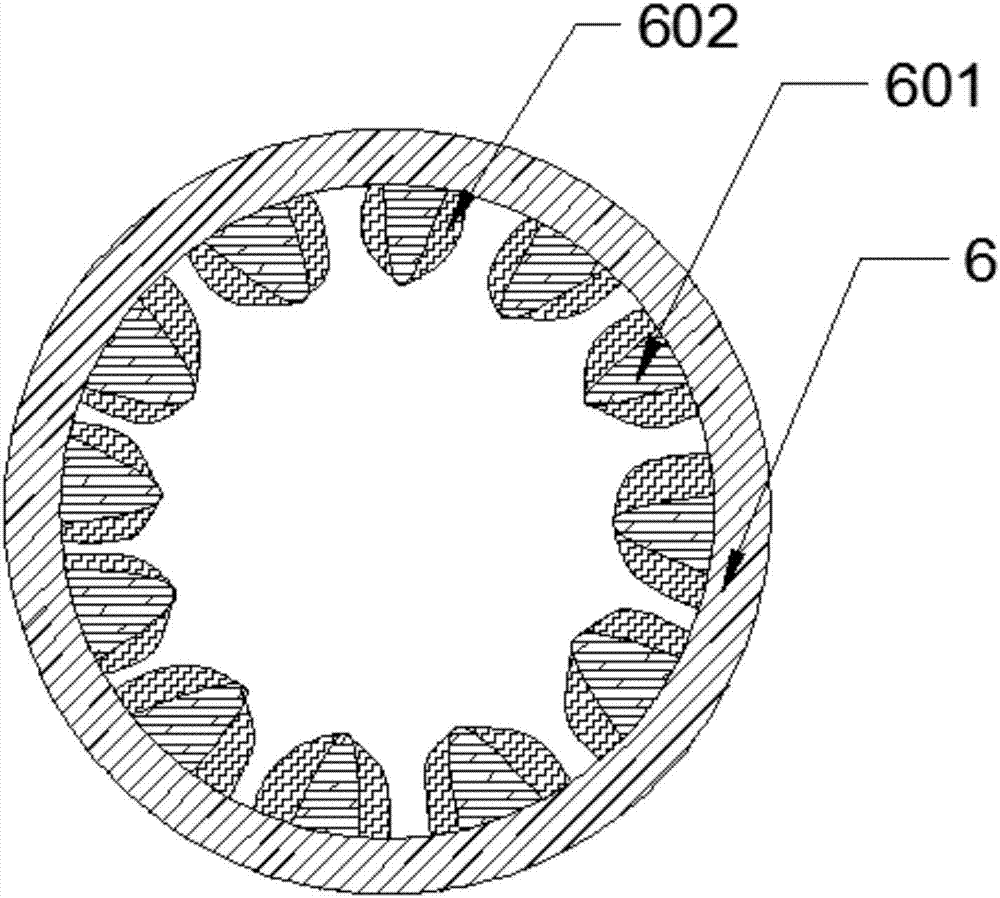 Clamping pressing type dust removal device