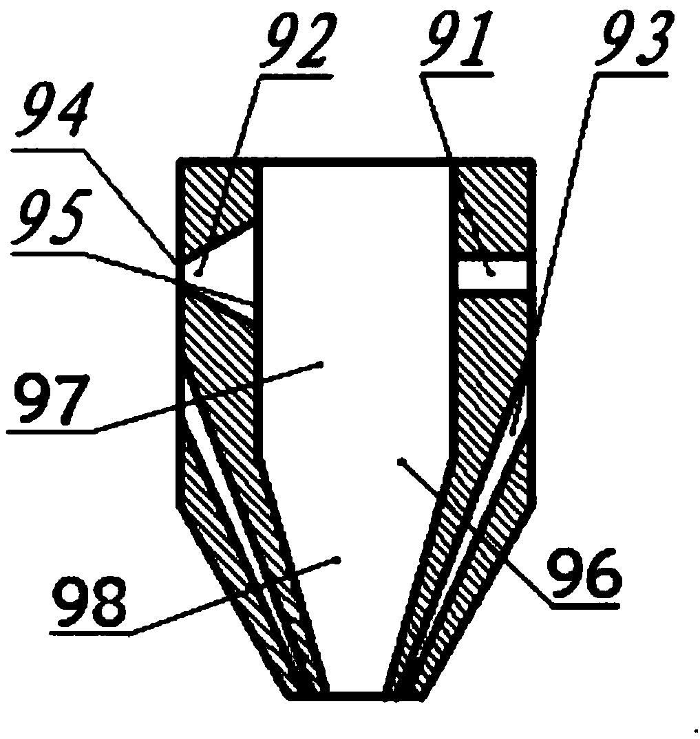 A laser cladding head