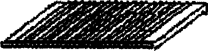 Optical fiber grating template with long stress cycle and fabricating method thereof