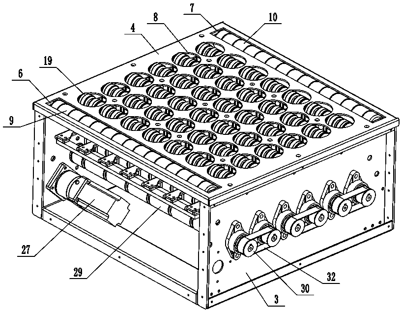 Swing type filament grinding device for chemical fiber filaments