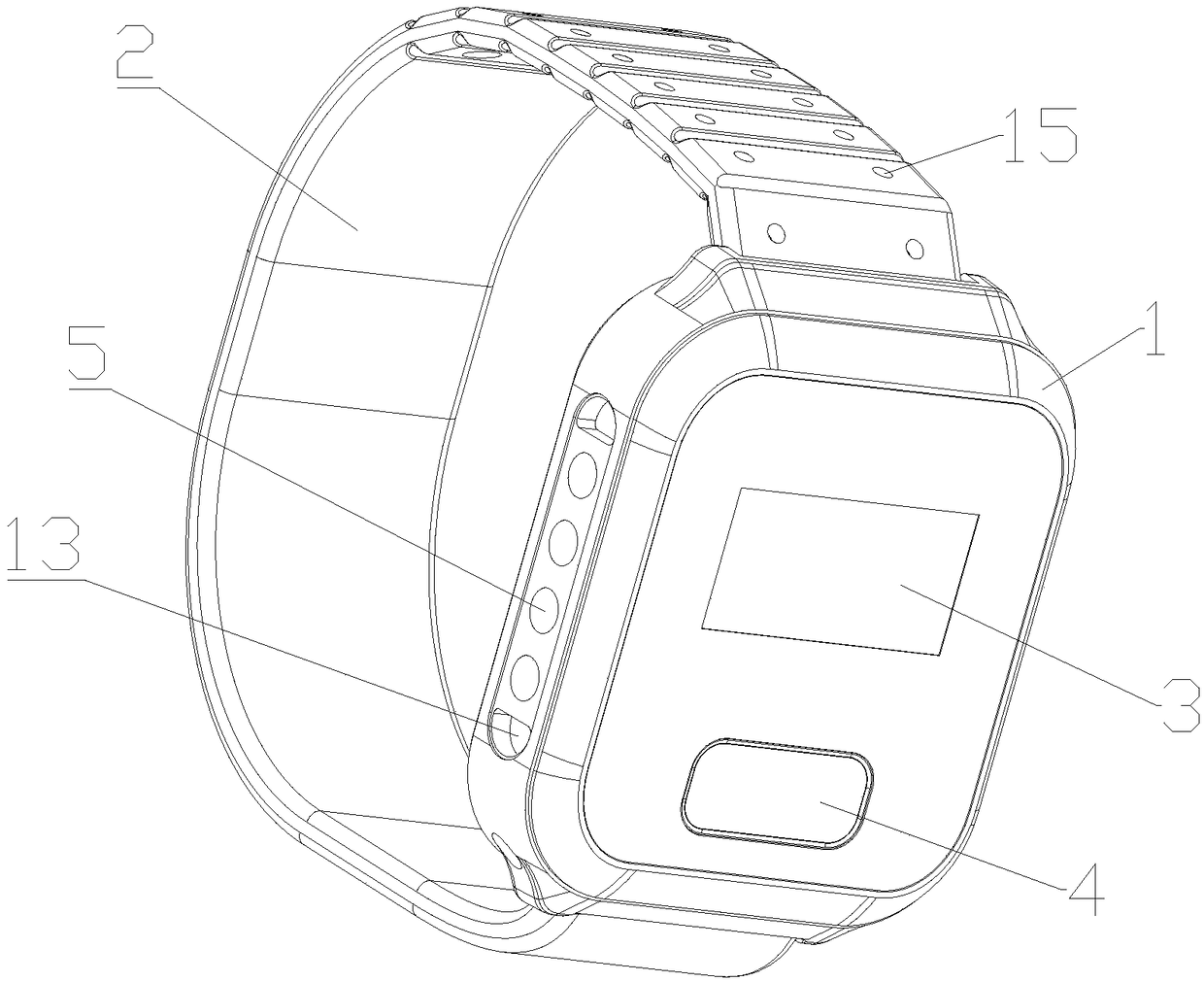 Multi-protection police system based on smart watch