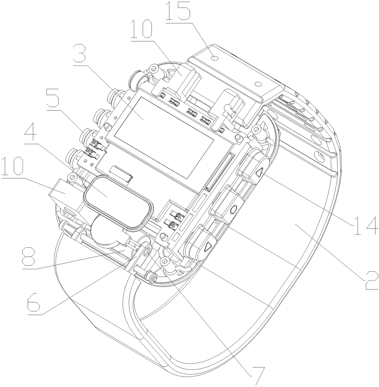 Multi-protection police system based on smart watch