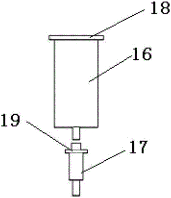 Extraction chromatography separation device applicable to manipulator operation in hot chamber