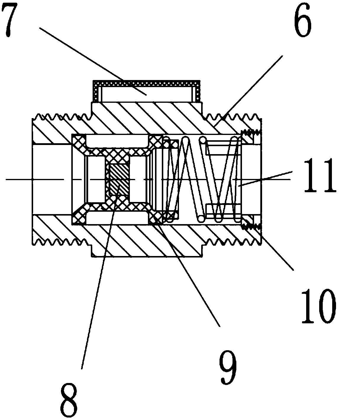 Split type flow double-control device for water pump