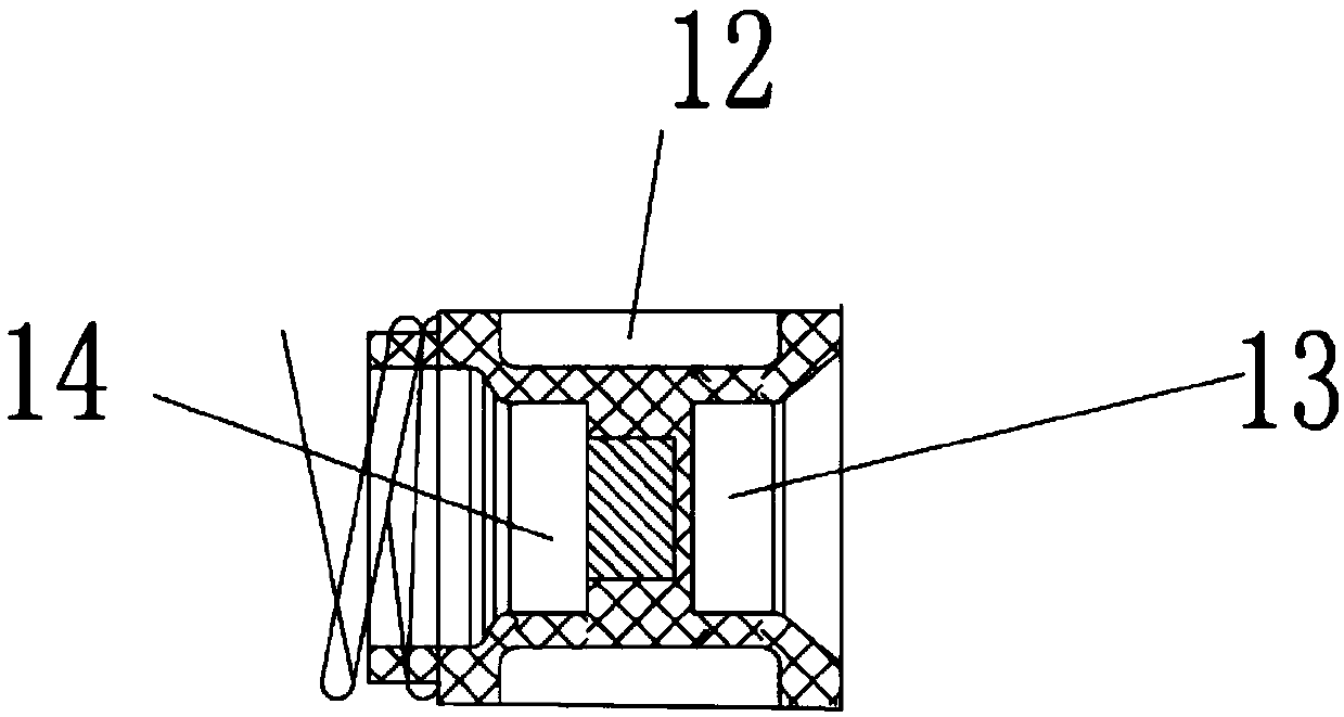 Split type flow double-control device for water pump