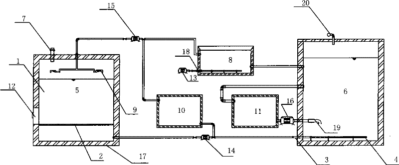 Dry manure two-phase anaerobic digestion system for pig farm