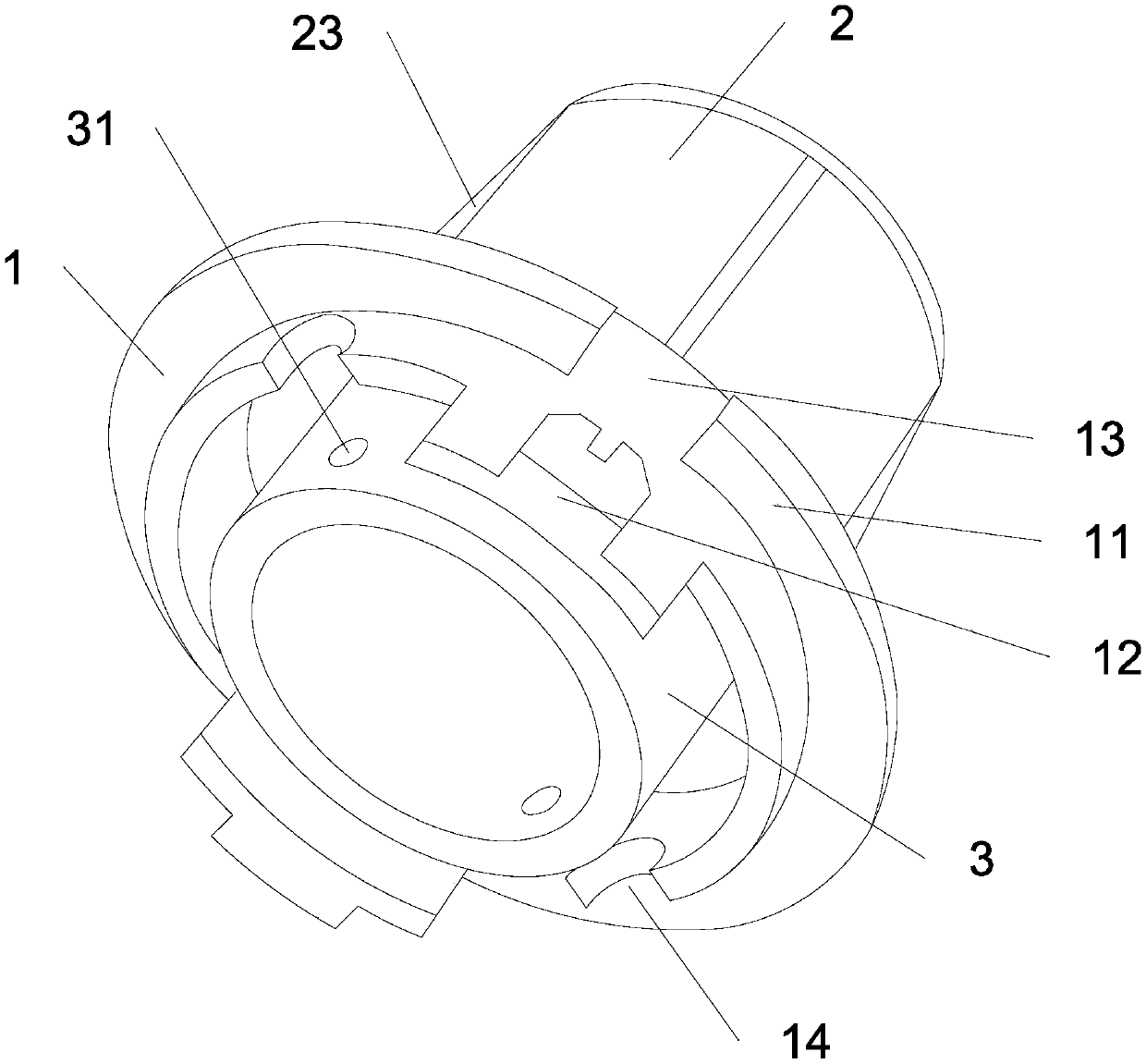 Novel combined lamp holder