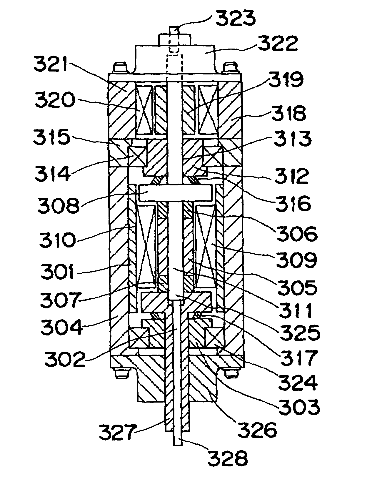 Electromagnetostrictive actuator