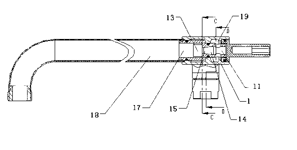 Ejector and water heater with same