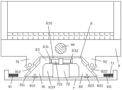 Buffer type material vibration device