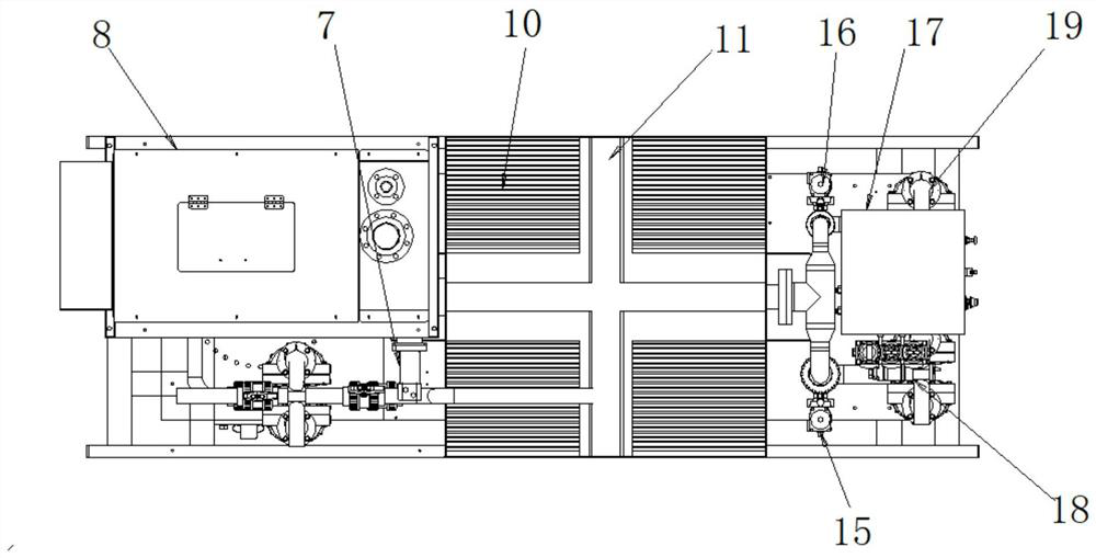 Pneumatic movable mining drilling flushing fluid recycling device