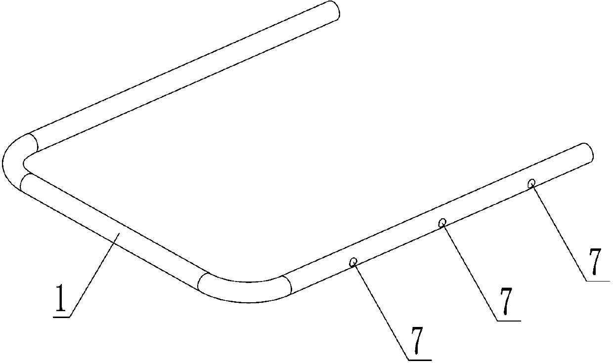 Automobile seat cushion framework structure