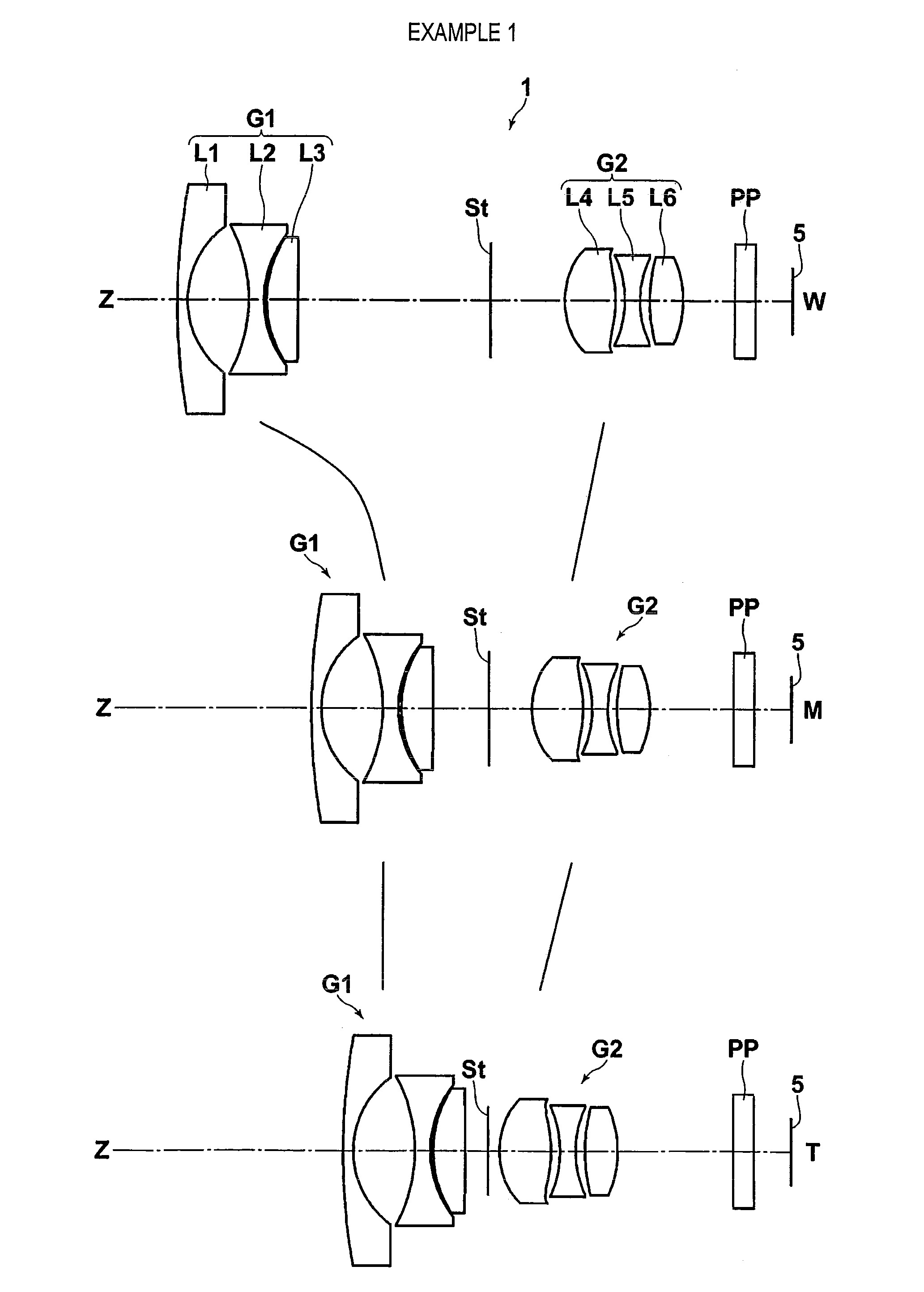 Variable power optical system and imaging device