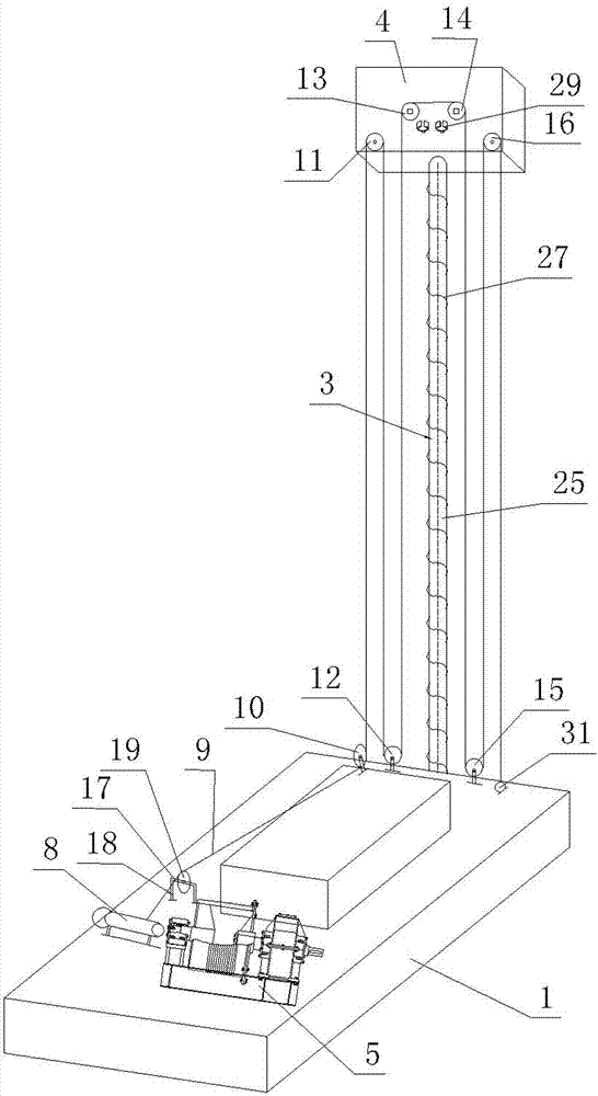 Pressurized type long bored pile machine and method for drilling by means of pile machine