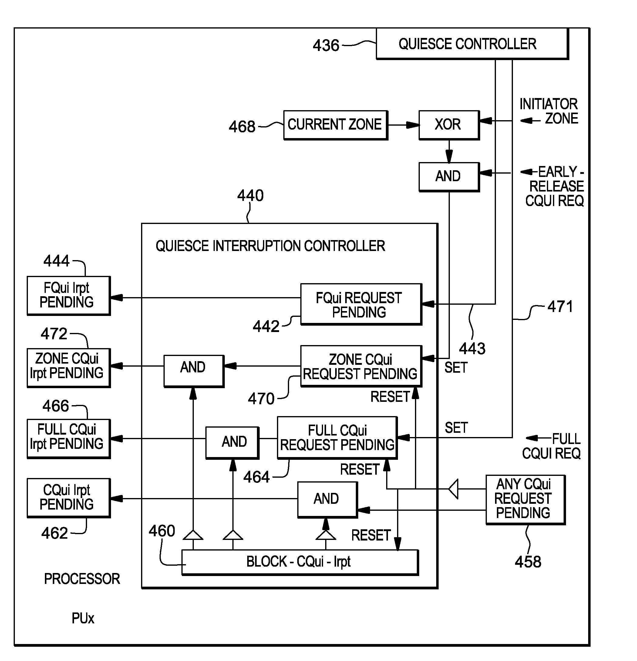 Facilitating quiesce operations within a logically partitioned computer system