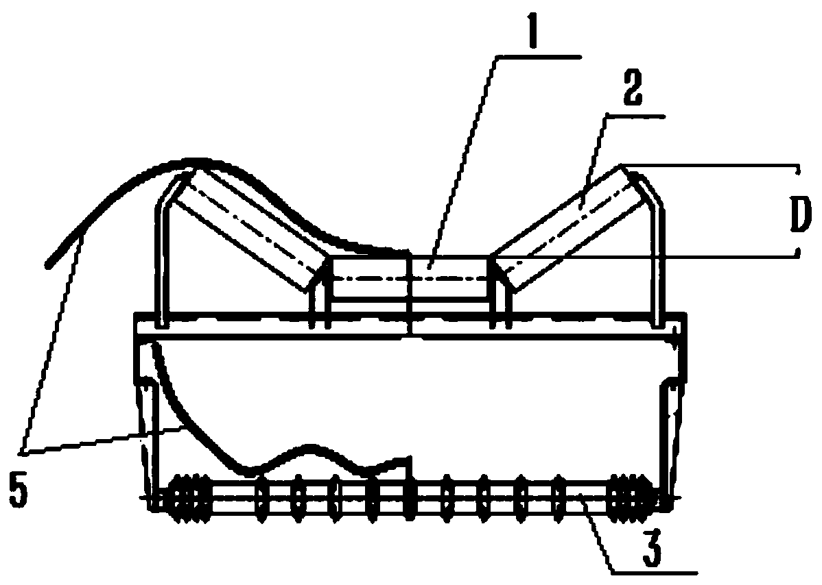 Field maintenance method for coating layer of material taking machine head part roller