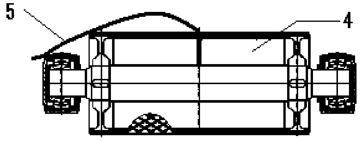 Field maintenance method for coating layer of material taking machine head part roller