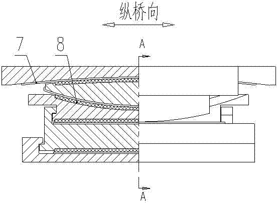 A frictional pendulum shock-absorbing and isolating bearing with functions of resisting tension and restraining torsion