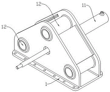 Slip form mould for road shoulder forming