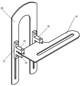 Simple bracket of card type camera for inspection