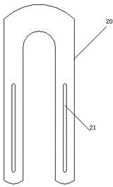 Simple bracket of card type camera for inspection