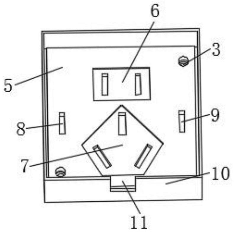 Extensible intelligent home system installation bottom box structure