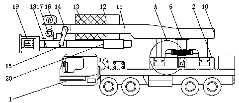 Bridge detecting vehicle