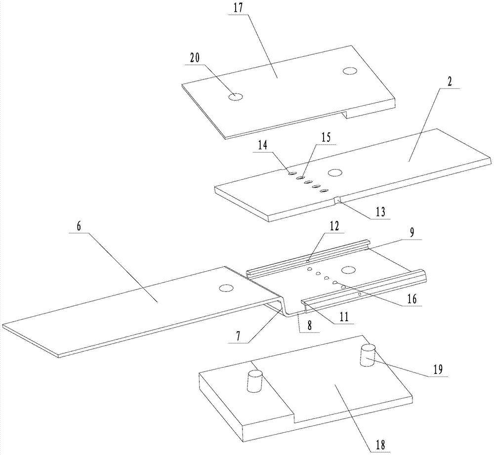 Battery positive tab transfer structure and welding method