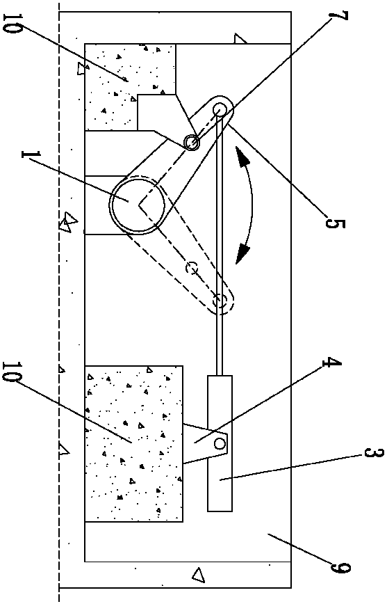 Steel dam gate device with anti-slipping-down function