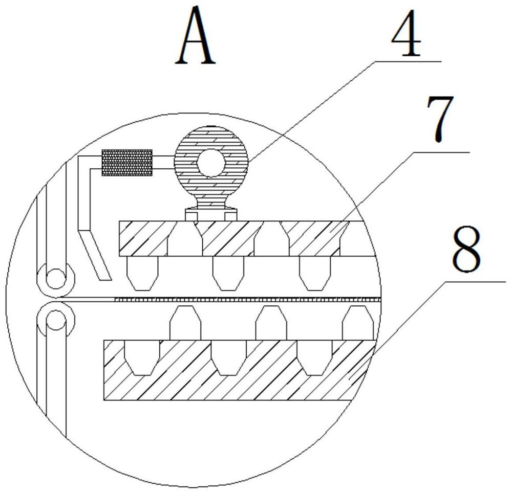 Leather vibration staking machine