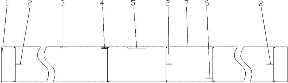 Model rod for bar automatic-rotation supersonic wave detection and use method thereof