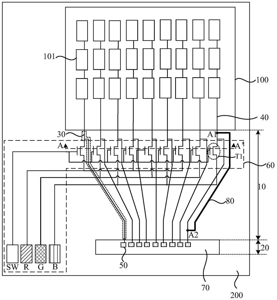 Display panel, display device and repairing method of display panel