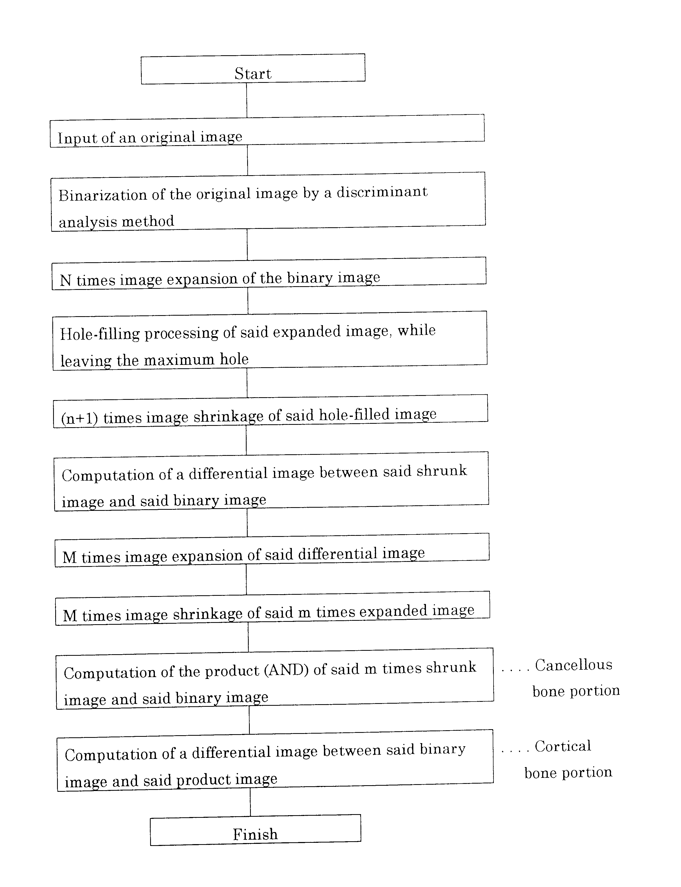 Bone measuring method