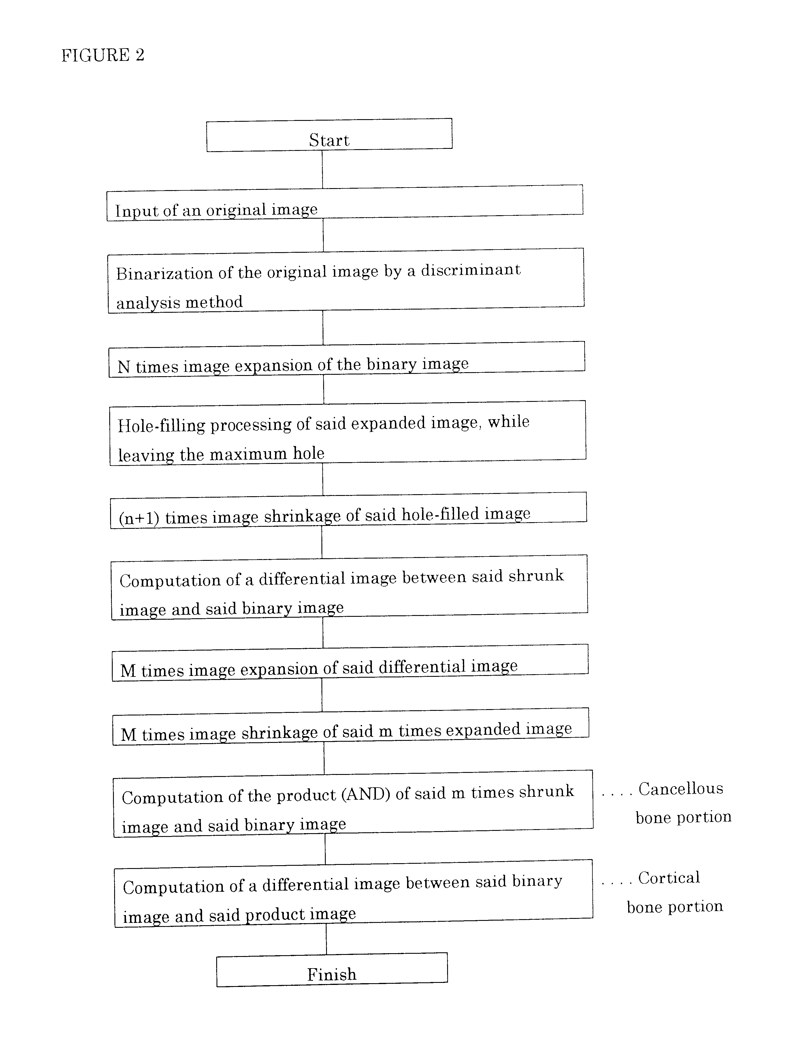 Bone measuring method