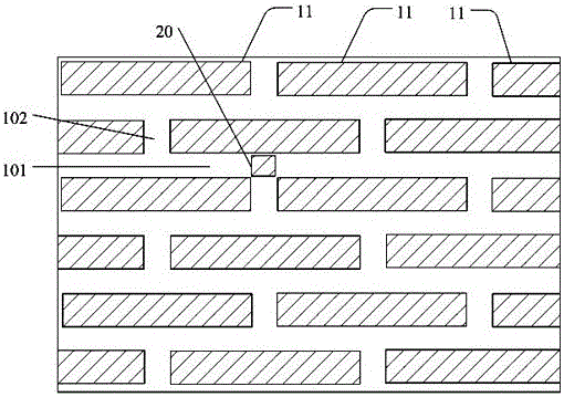 Printing screen plate for rapid detection of electrode dislocation, MLCC and detection method therefor