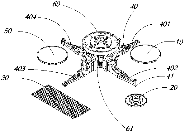 A method and system for coating glue and solidifying crystal