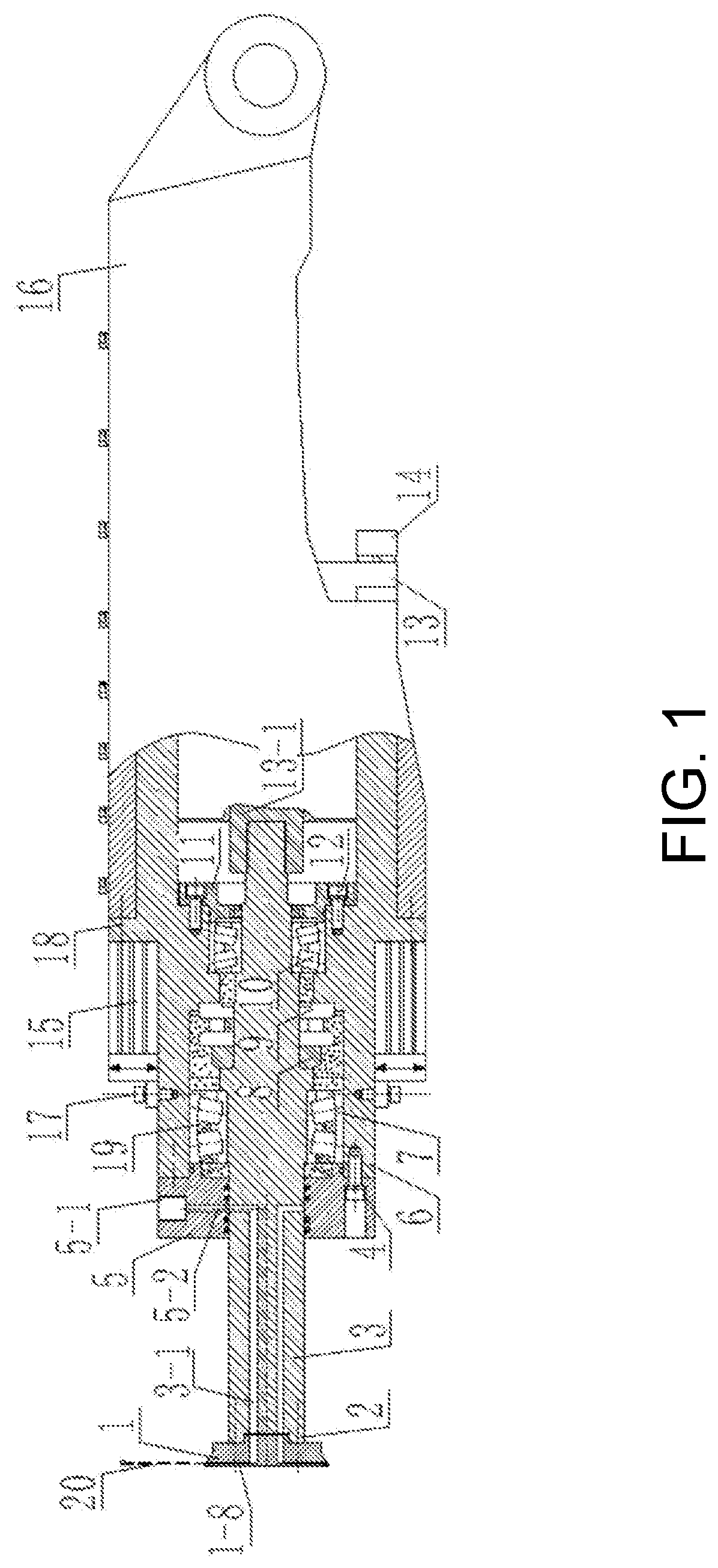 Vibrating type hard rock cutting mechanism with function of directional high-speed abrasive jet advanced slitting