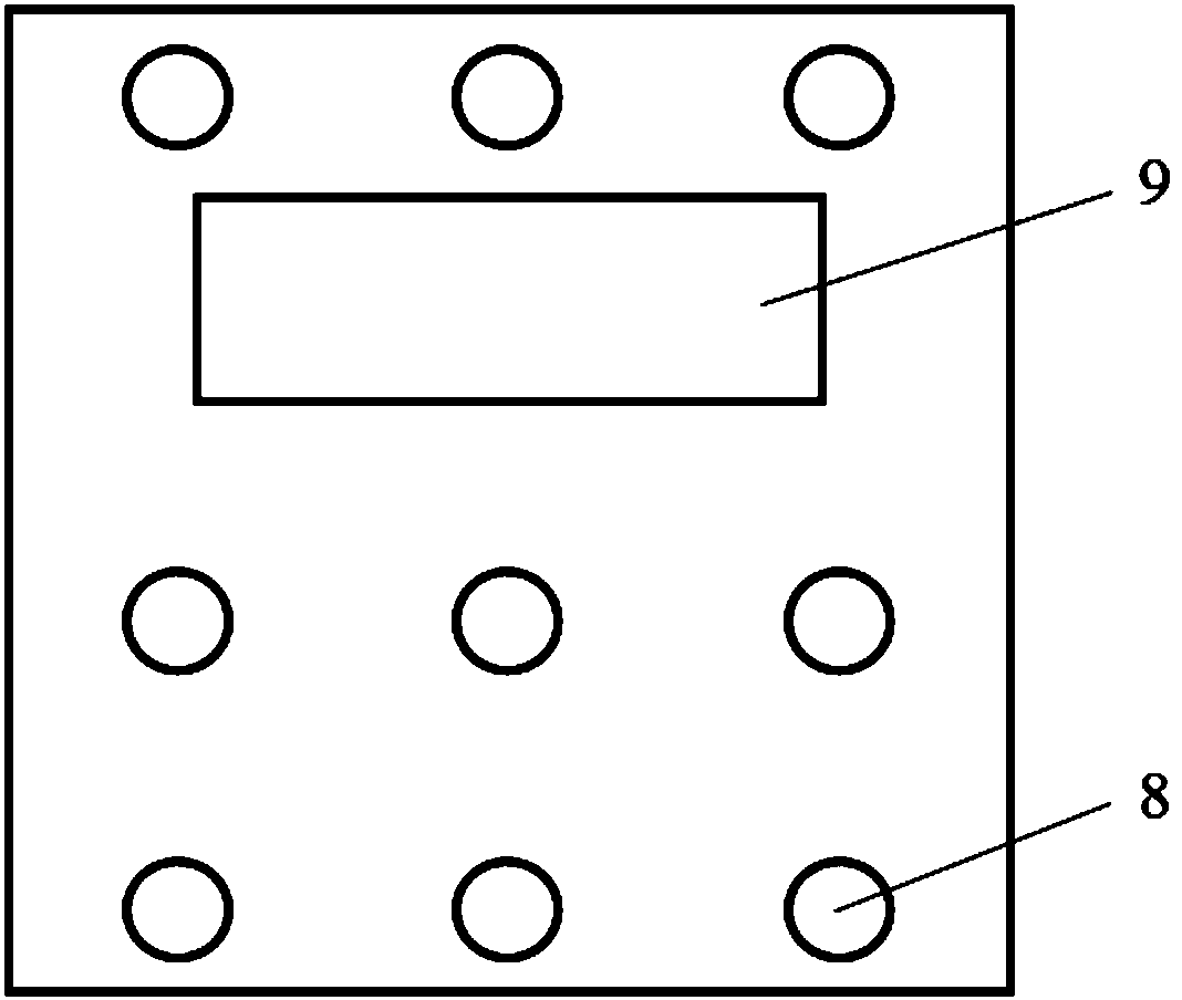 A pull-out test device suitable for testing the bond-slip hysteretic performance of reinforced bars