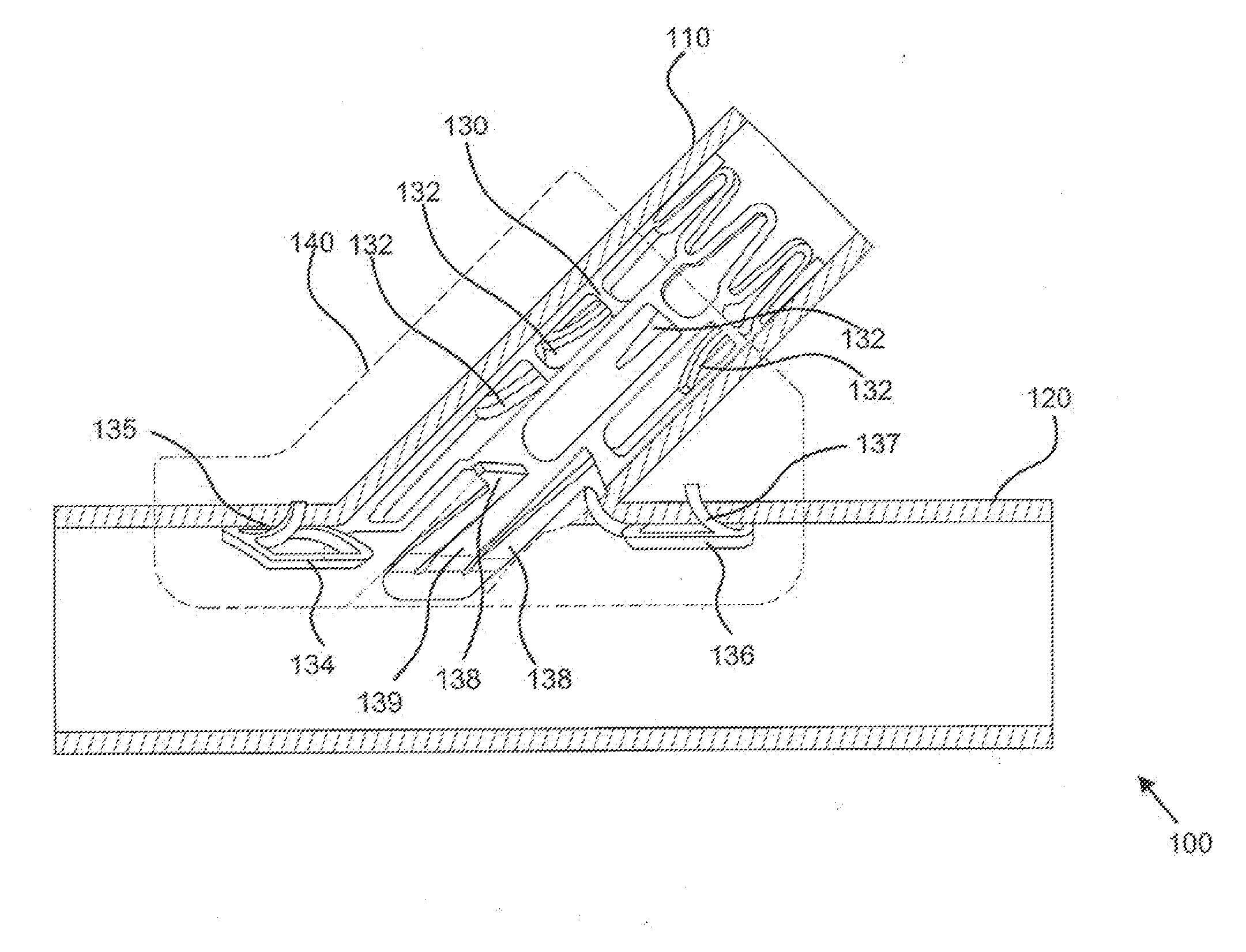 Sutureless vascular anastomosis connection