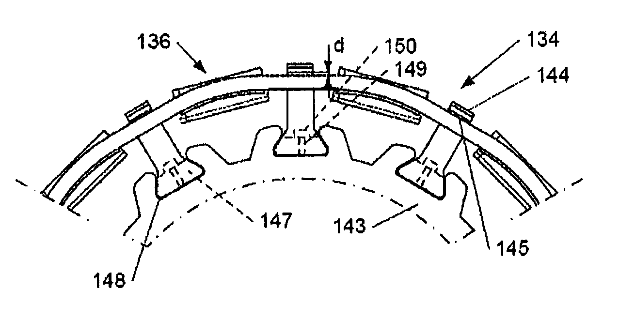 Hub for a propeller having variable pitch blades