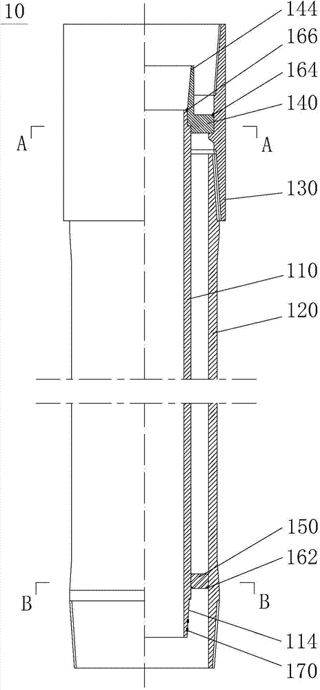 Sand washing concentric tube for low-pressure absorption well and assembling method of sand washing concentric tube