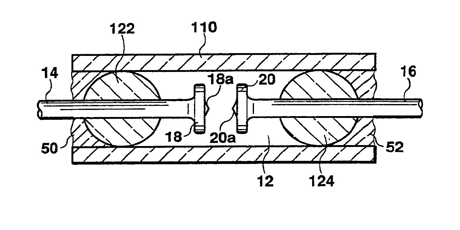 Surge absorber without chips